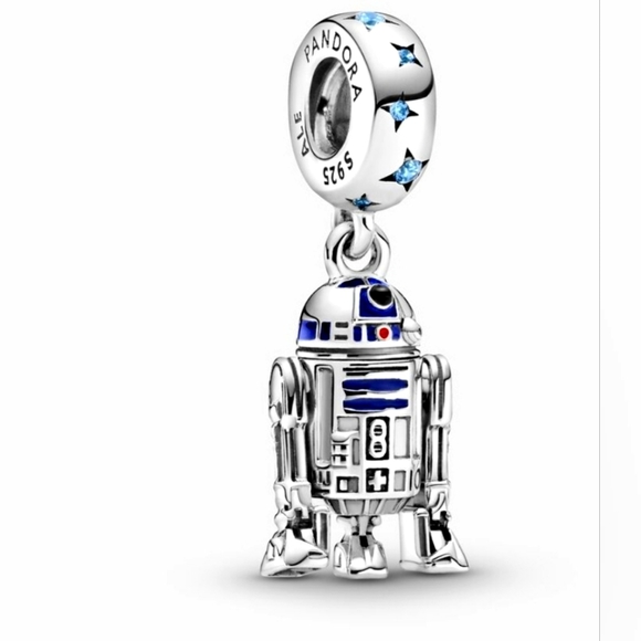 New Pandora Disney Star Wars R2-D2 Dangle Charm For Jewelry bracelet - Picture 1 of 6